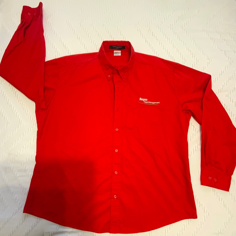 New Red Reyes Fleet Management Shirt XL